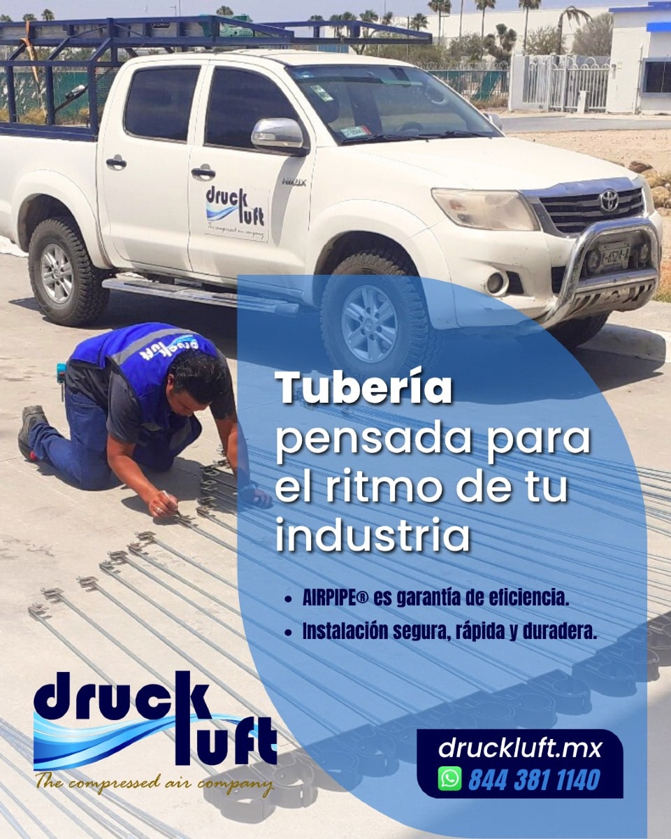 Tubería pensada para el ritmo de tu industrial